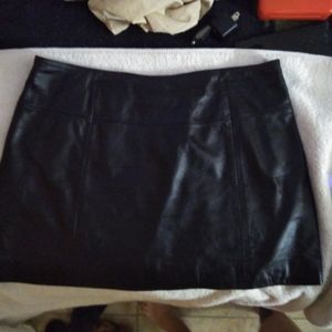 Wilson's leather mini skirt M
